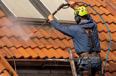 Démoussage et hydrofuge de toiture à Dunet